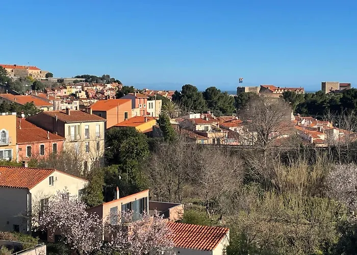 شقة Collioure, Bel De 40m2 Avec Balcon Et Parking كولِيورْ